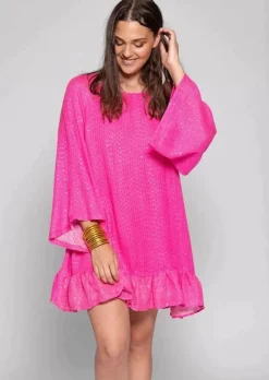 Indiana Dress in Neon Pink