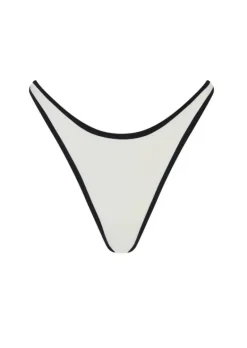 Ivory High Cut Leg Maui Bikini Bottom