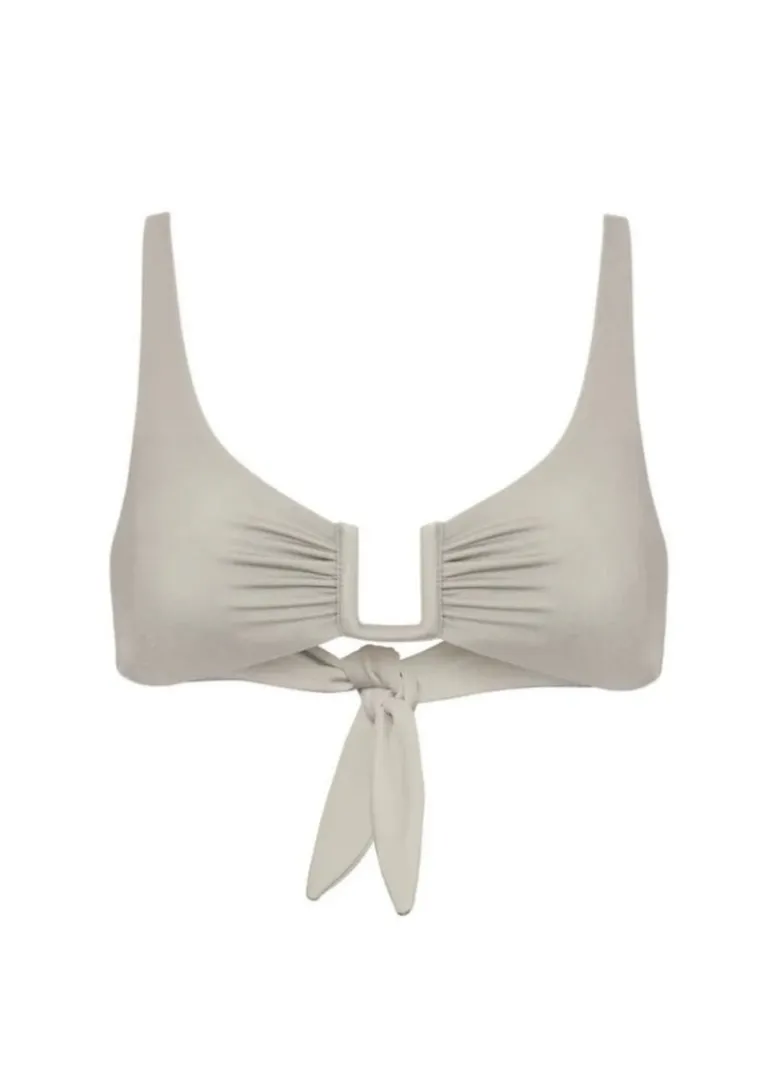 Ivory Palma Bikini Top