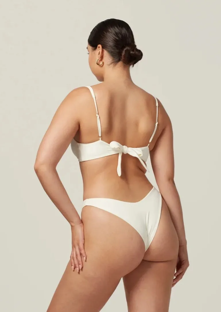 Ivory Palma Bikini Top