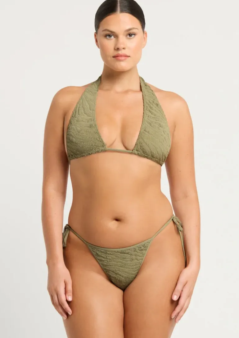 Jean Triangle in Sage Tiger