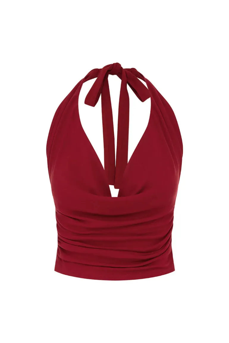 Juna Top in Cherry