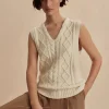Kay Cable Knit Vest