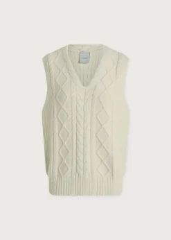Kay Cable Knit Vest