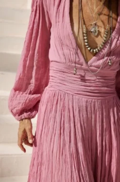 Lapis Maxi Dress in Dried Roses