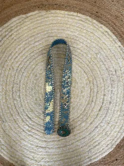 Leather Belt Twain with Buckle