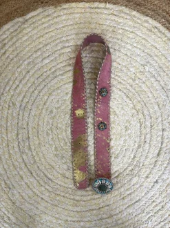 Leather Belt Twain with Buckle