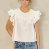 Lori Embroidered Top