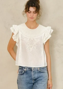 Lori Embroidered Top