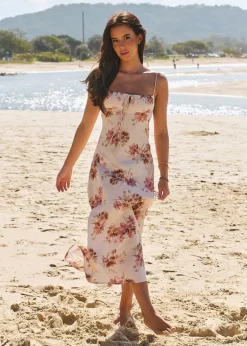 Love Story Print Spritz Maxi Dress