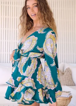 Mahala Print Florin Mini Dress