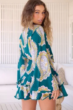 Mahala Print Florin Mini Dress