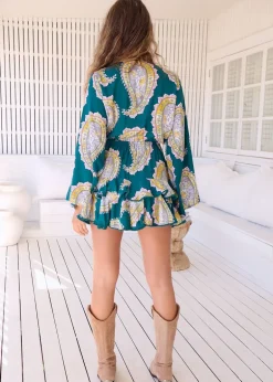 Mahala Print Florin Mini Dress