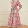 Margot Dress in Bubblegum Rose