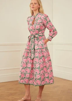 Margot Dress in Bubblegum Rose