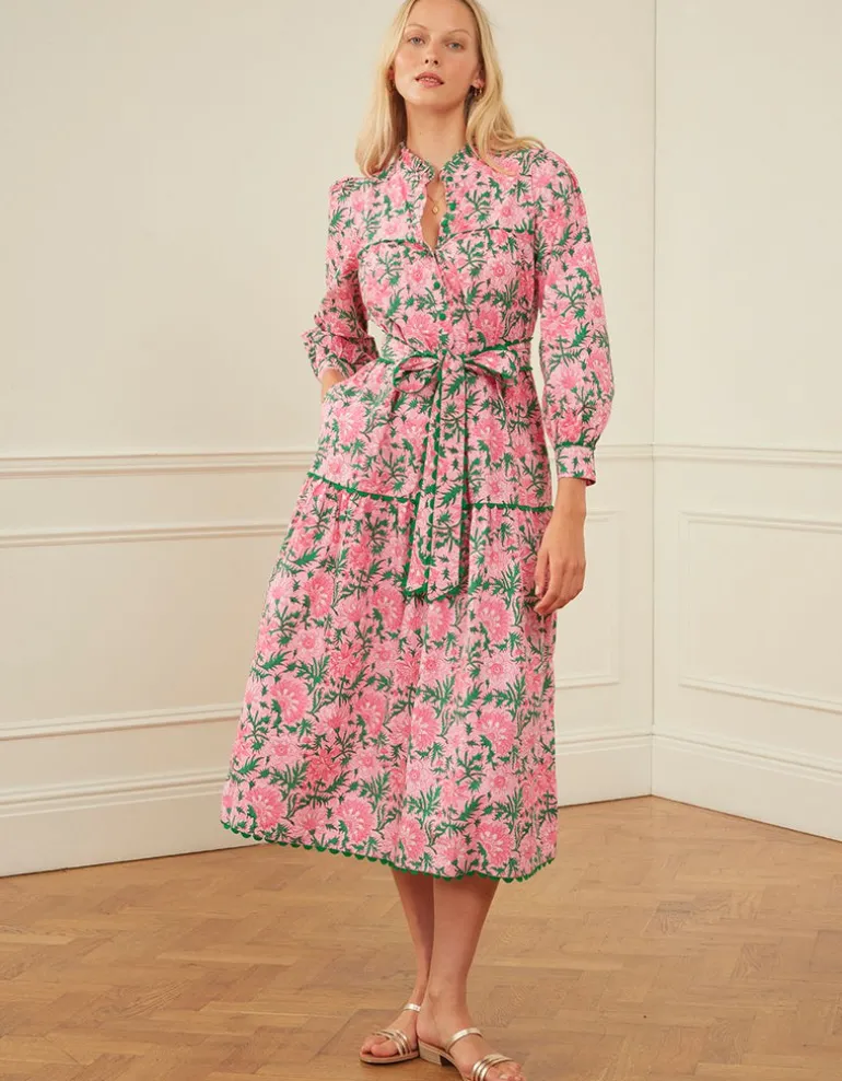 Margot Dress in Bubblegum Rose