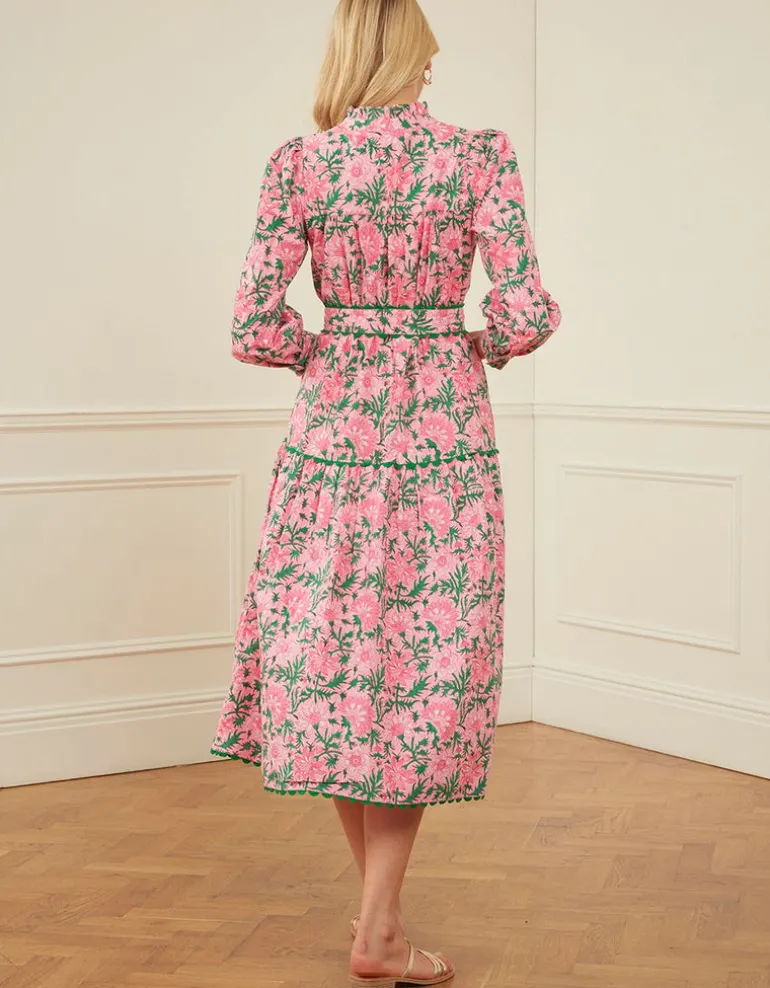 Margot Dress in Bubblegum Rose
