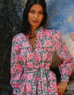 Margot Dress in Bubblegum Rose