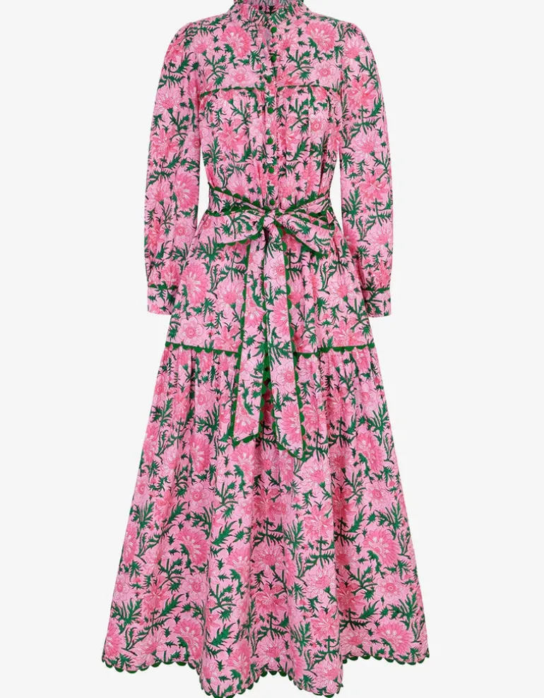 Margot Dress in Bubblegum Rose