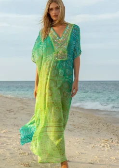 Maxi Kaftan Tessa in Ombre Green