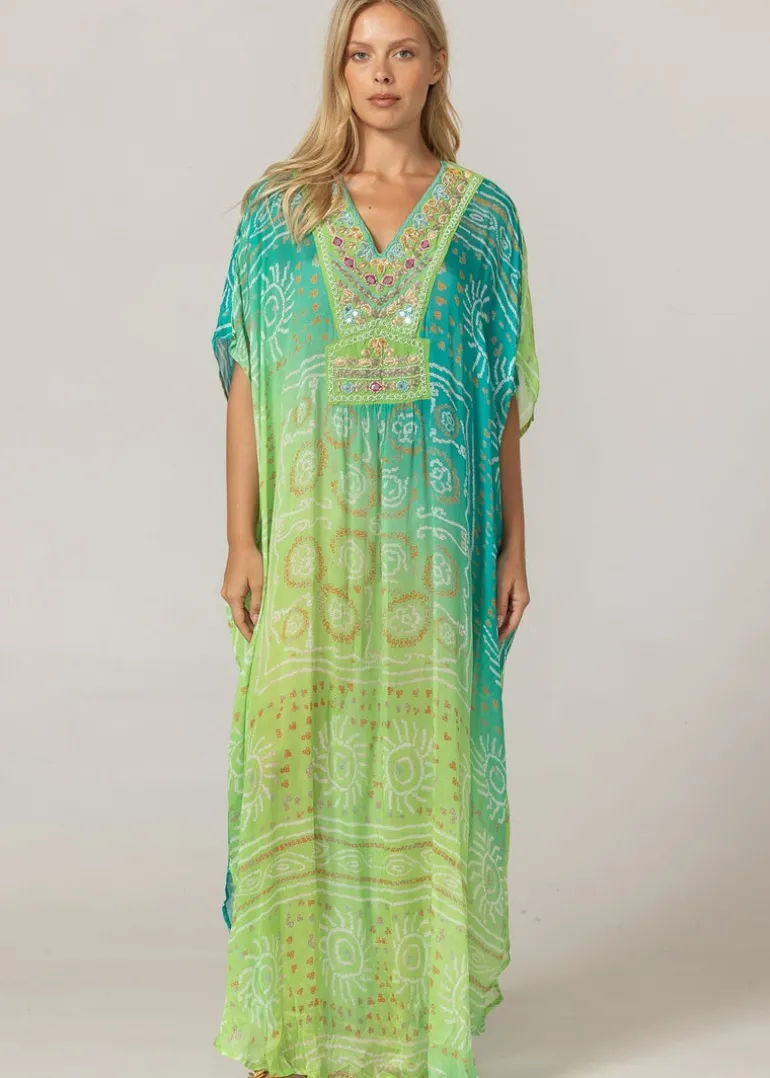 Maxi Kaftan Tessa in Ombre Green