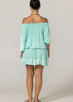Mini Dress Aleyna in Aqua
