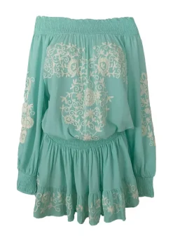 Mini Dress Aleyna in Aqua