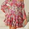 Mini Dress Primrose in Baptise Print