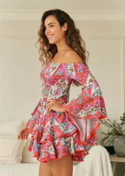 Mini Dress Primrose in Baptise Print