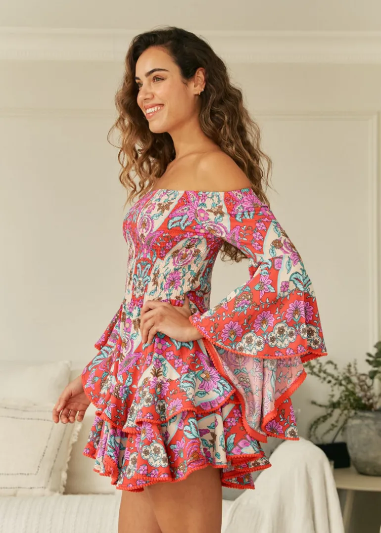 Mini Dress Primrose in Baptise Print