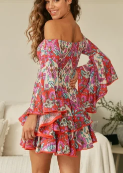 Mini Dress Primrose in Baptise Print