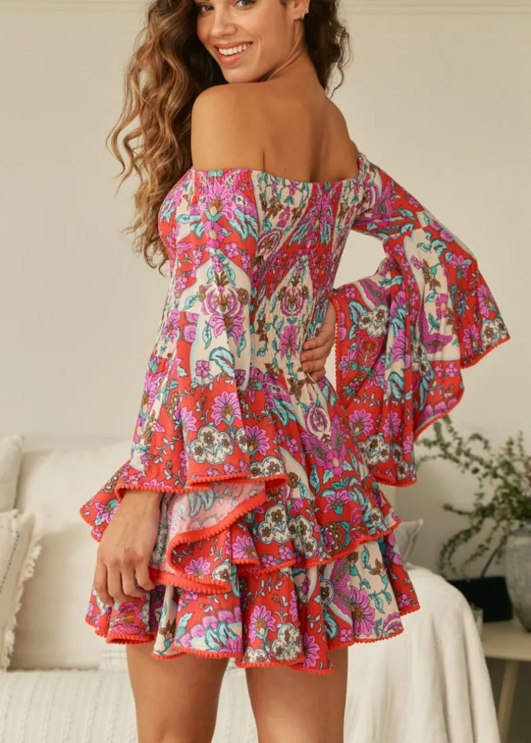 Mini Dress Primrose in Baptise Print