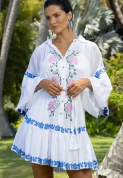 Mini Embroidered Dress Jodie