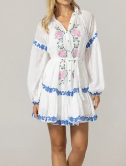 Mini Embroidered Dress Jodie