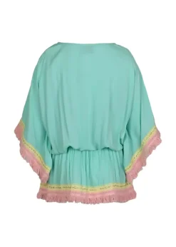 Mini Kaftan Sejla in Aqua