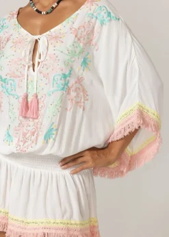 Mini Kaftan Sejla in White