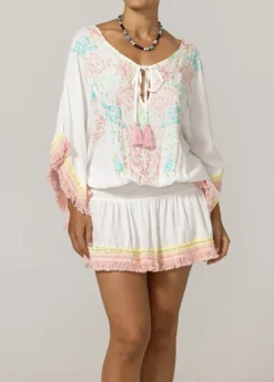 Mini Kaftan Sejla in White