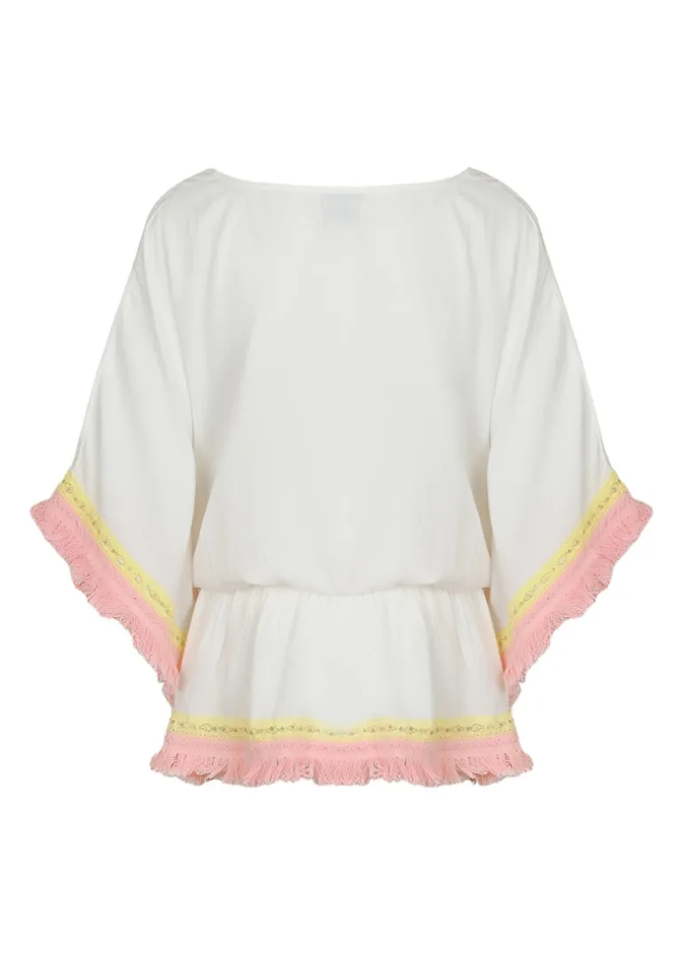 Mini Kaftan Sejla in White