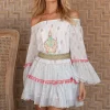 Mini Off Shoulder Dress Azur