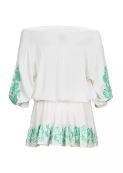 Mini Off Shoulder Dress Aleyna in White