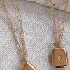 Mini Star Embossed Pendant Necklace