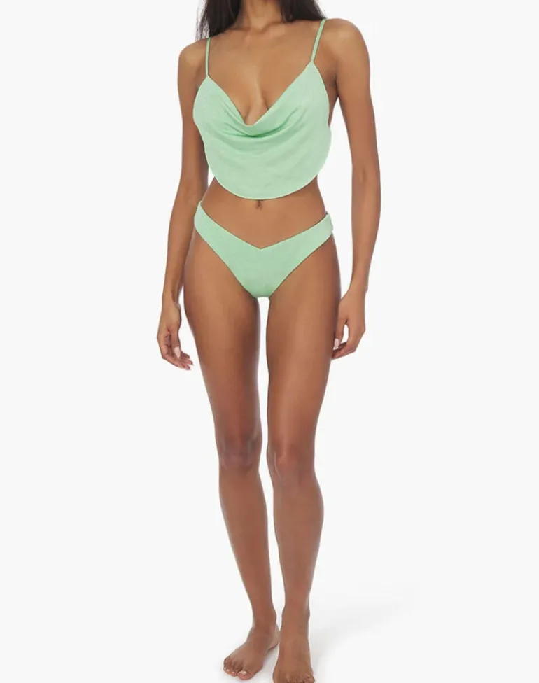 Mint Delilah Glitter Bikini Bottom