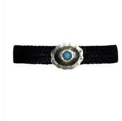 Miss June Black Leather Buckle Belt Janna