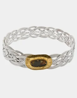 Miss June Leather Buckle Belt Broadway