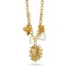 Multi Charm Heart Chain Necklace