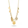 Multi Charm Necklace Clover