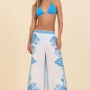 Mykonos Border Print Pants