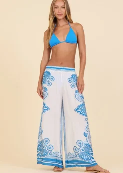 Mykonos Border Print Pants