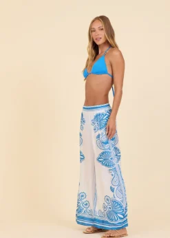 Mykonos Border Print Pants