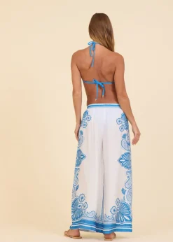 Mykonos Border Print Pants